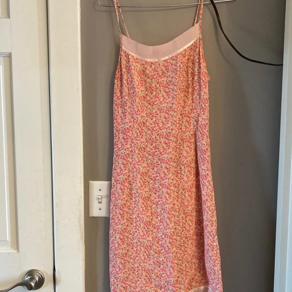 Pink Floral Dress